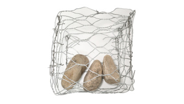 Galvanized hexagonal hole Stone Cage  Gabion Mesh Gabion box For River Wall1