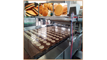Dorayaki Cake Production Line Equipment with Copper Plate Baking1