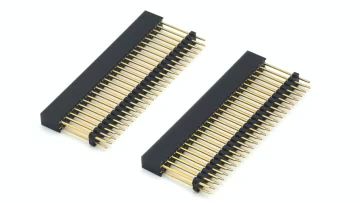2.0mm Pitch Female header Connector Dual Row Add H1.5 Plastic Y type Straight H7.85mm 2*25P