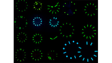 luminous watch parts