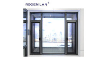 Aluminum Triple Glass Glazed Profile Swing Windows Soundproof Aluminium Casement Window1