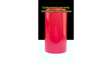 Custom warranty void label