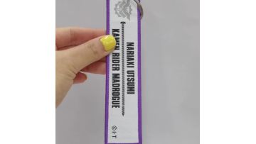 Woven Keychain with Unique Design