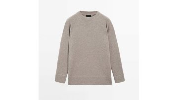 Women's 100% cashmere plus size knitted sweater