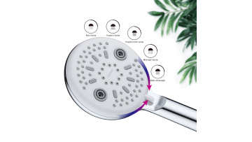 Leelongs Shower Factory 5 Function Fashionable Plastic Hand Shower Set with Big Eyes1
