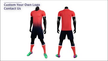 High Quality Football Jersey Custom Logo Quick Dry Breathable Soccer Tracksuit Football Uniforms Cheap Soccer Team Uniforms1