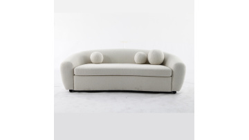 KS099-3 Teddy 3 Seater Curved Sofa