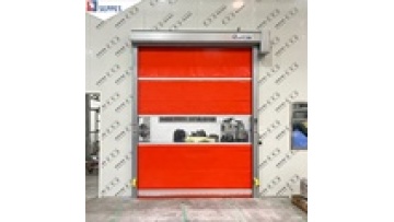 High speed PVC fast rolling shutter door customized industrial PVC high speed door1