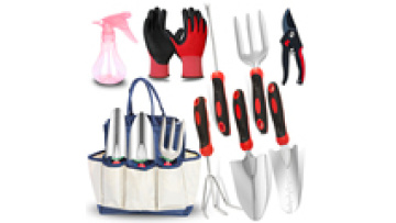 Hot Selling Isunpro red Stainless Steel heavy duty hand garden tools Gardening Tool Set for outdoor1