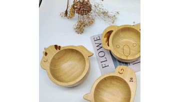 bamboo suction bowl and plate video MFZ-P030