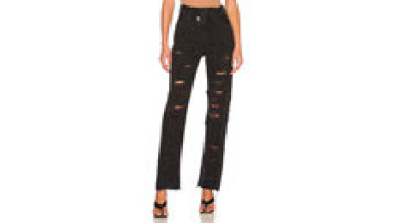 Woman Black High Waist Skinny Straight Leg Denim Jeans High Quality Blank Ladies Pants1