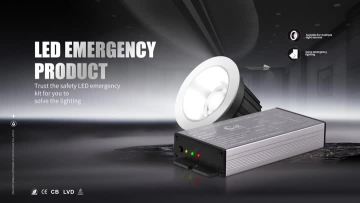led emergency driver battery