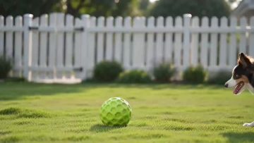 Indestructible squeaky dog ball