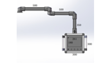 High quality industrial control panel shell operation cantilever control box1