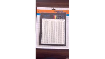 2420 Point Experiment Breadboard with Aluminum Backing Plate for testing1