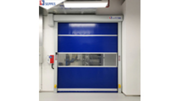 Painted Steel Dustproof High Speed Motion Sensor Fast Shutter Door For Warehouse1