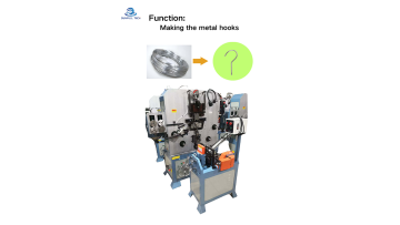 Metal hanger making machine