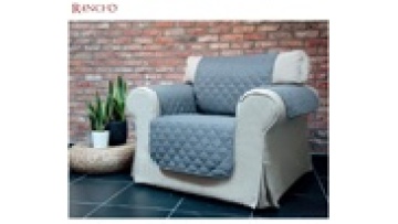 BSCI factory sofa waterproof protector microfiber ultrasonic embossing waterproof armchair sofa protector1