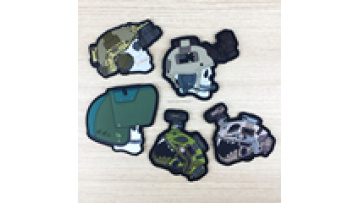 PVC Patch Manufacturer Wholesale Custom 3D Embossed Logo Soft PVC Rubber Patches for Clothes1