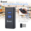 EYOYO MJ-2877 Mini Barcode Scanner 1D 2.4G Bluetooth Wireless Bar Code Scanner For Android IOS Windows