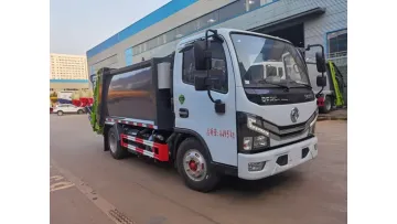 Practical Dongfeng 4X2 5cbm Small-Scale Compressed Refuse Truck1