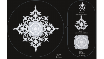 PU Combination Ceiling Medallion R134A 90cm