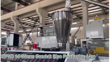 4 cavity PVC conduit pipe production line 