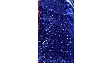 High gradient large soft stretch velvet fabric woman party embroidery sequin fabric1