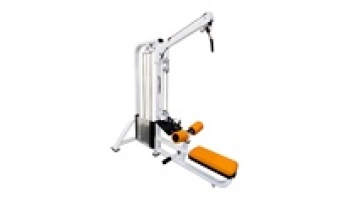 Commercial gym fitness equipment dual function seated pin loaded lat pulldown and low row machine1