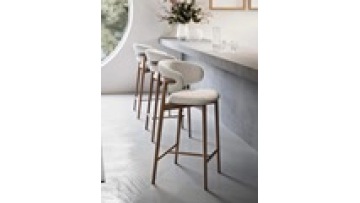 wholesale free sample household ironwork  Leather cushion home dining kitchen restaurant  bar  high bar chair1