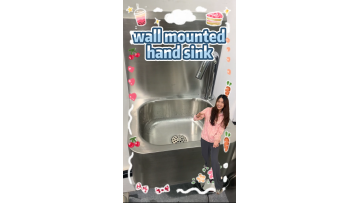 Stainless steel sensor faucet hand sink