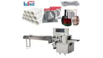Hardware Belt Rope Tape Cone Strip Polybag Packing Machine Tube Pipe Wire Foil Aluminum Profile Wrapping Machine1