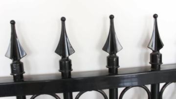 Spearhead Iron Fence Panels Tubular Steel Fence1