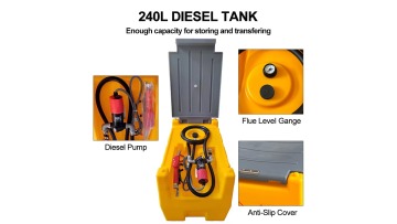 58 Gallon Plastic Fuel Tank