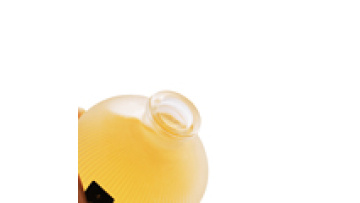 350ml Round Shape Clear Empty Crystal Liquor Glass Bottle for Whiskey Wine Vodka1