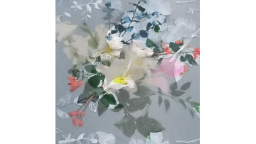 2021 new arrivals printed organza fabric textiles organza for dress georgette embroidery fabric1