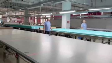 Fabric workshop processing and cutting