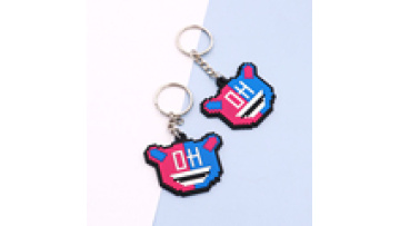 Custom Promotional Keychains Carabiners Rubber Keychain Cartoon PVC Rubber Keychains Toys Custom Key Chain logo1