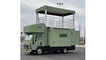 Luxury 4-6 Person HOWO Mobile Camper Van, Smart Travel Trailer, Solar Panel RV Motorhome for Sale1