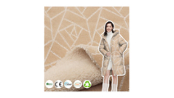 New Design No Bonding Double Face Polar Fleece 100%Polyester 590GSM Dyed Anti Pill Knitted Fabric for Coat1