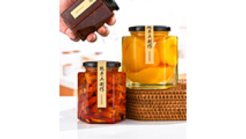 Hexagon Glass Bottle Pickle Jar 100ml/150ml/180ml/220ml/250ml/280ml/380ml/500ml Glass Jar For Jam Sealed Glass Jar1