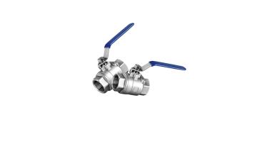 2-Piece 304316L Full Bore Screwed Ball Valve