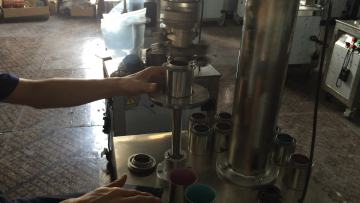 Factory sale semi- automatic food flower sealing machine/manual tuna canning machine can seamer1
