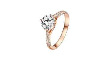 Trendy New Style Wholesale Factory Price 10K solid gold jewelry moissanite diamond moissanite ring1
