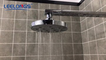6 Inch Rainfall Strong Jet Mist Shower Head  High Pressure Full Chrome Super Mist Shower Head1