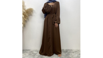 Handmade Beaded Moroccan Kaftan Dubai Abaya Dress Ethnic Robe for Ramadan and Eid Festive Celebrations1