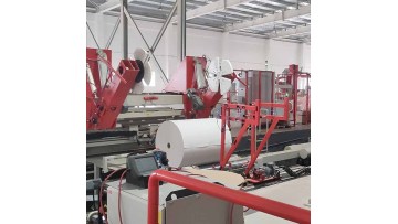 Kraft paper wrapping machine