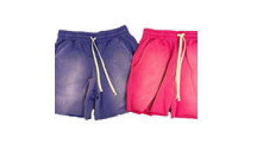Custom Spring Summer Men Tracksuit Shorts Active Wear Blank Quick Dry Jogging Vintage Distressed Acid Washed Shorts1