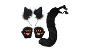 Halloween Plush Props: Beast Ears, Tail, and Claw Set1