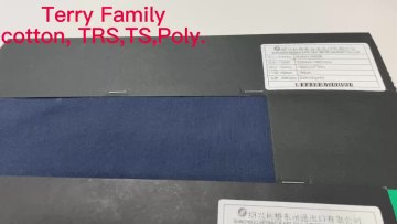 Manufacturer wholesale 95% Polyester 5% Spandex Solid Color Plain Knitted Terry hoodie cloth Fabric For Garment1